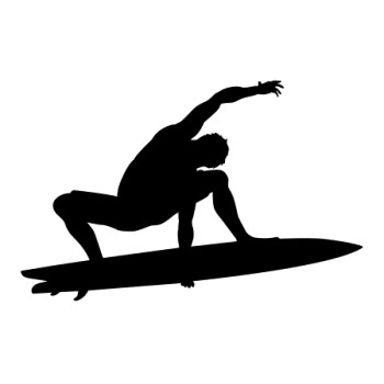 SILHOUETTE SURF FIGURE